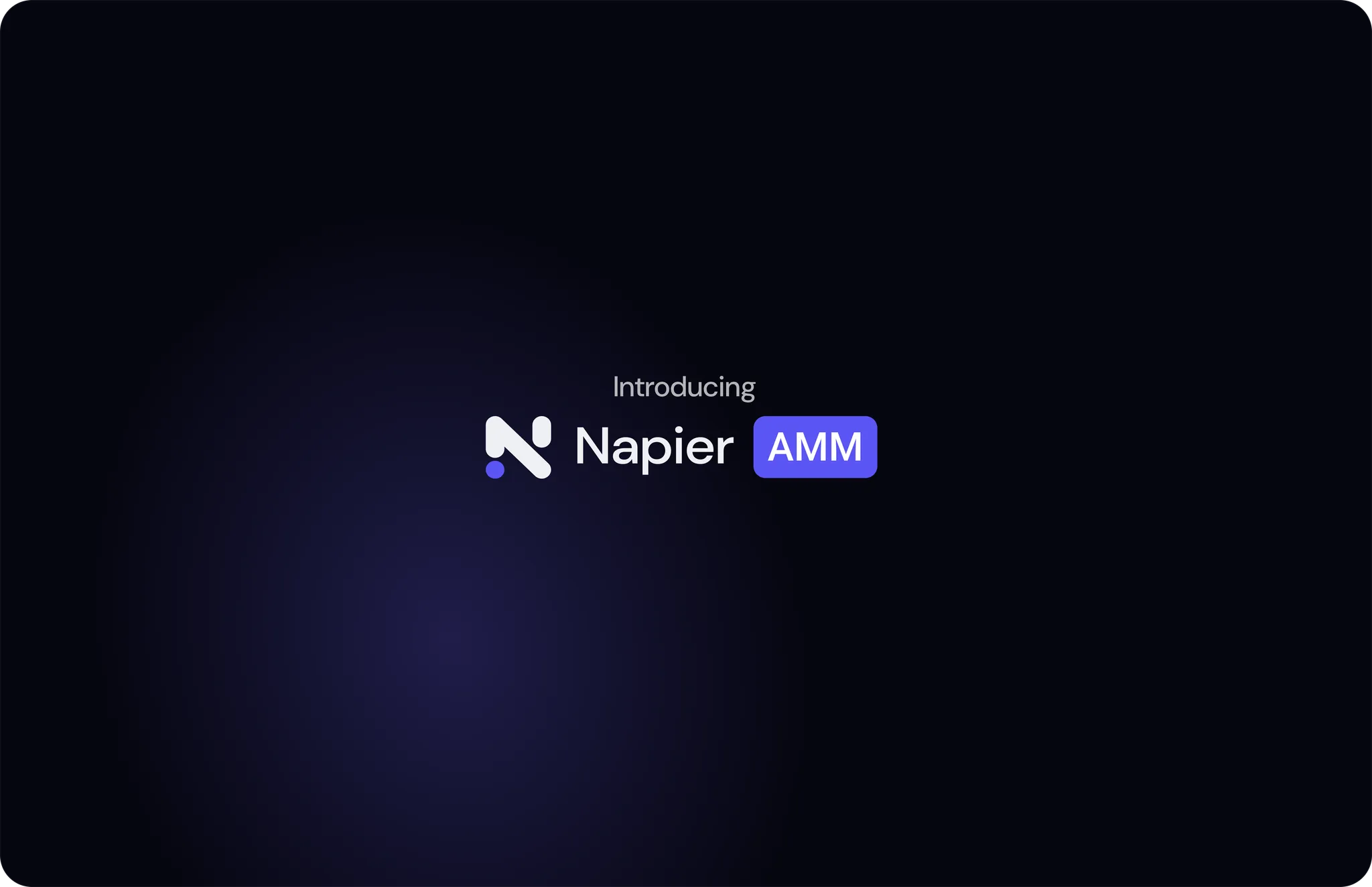 Introducing Napier AMM